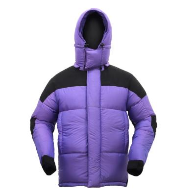 China Anti-Wrinkle Mens Custom Insulated Packable Coat Winter Wear Light Bubble Hooded Warm Stripper Down Jacket for sale