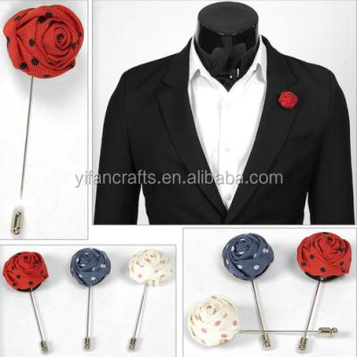 China Africa Rose Flower Boutonniere Corsage Wedding Party Quinceanera Event Lapel Pin for sale