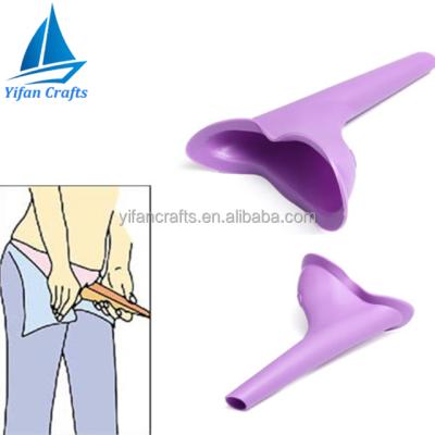 China Sustainable Women Stand Pee Travel Outdoor Female Toilet Soft Silicone Lady Urinal Device for sale