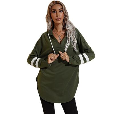 China Anti-wrinkle FanLi 2021 high quality custom made ladies long length oversized hoodies for women for sale