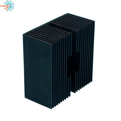 China Heat Sink Extruded Aluminum Led Black Anodized Heat Sink for sale