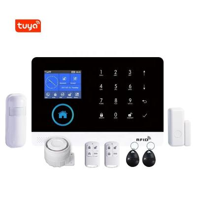 China Tuya 4G 433MHz WiFi Alarm Panel Kit WiFi Tuya 4G 433MHz Smart Home Simple Alarm Panel Seguridad 4G ACJ-401 4G Wireless Alarm Kit for sale