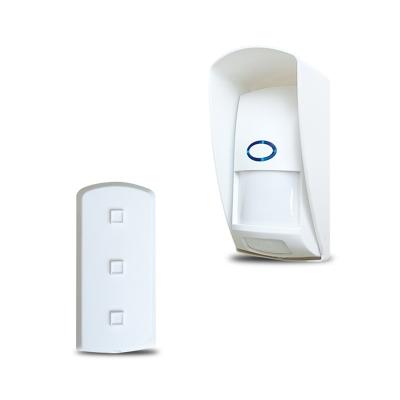 China Dual Lens Buglar Alarm System Wireless PIR Body Motion Sensor 433MHz Motion Detector For Outdoor Use for sale