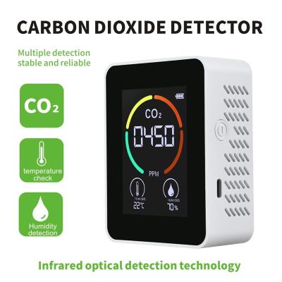 China NDIR Air Quality Detector Temperature Humidity Carbon Dioxide Detector Display Air Box CO2 Monitor ACJ-T01 for sale