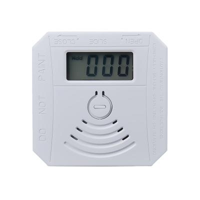 China LCD Display Co Alarm Detector Independent Carbon Monoxide Alarm Low Battery Warning Manufacture for sale