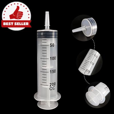 China Large 5Ml Luer Machining Center 200ml CNC Slip Injection Glue Injection 10Cc Plastic Automatic Double Barrel Disposable Liquid Dispensing Epoxy Industrial Syringe for sale