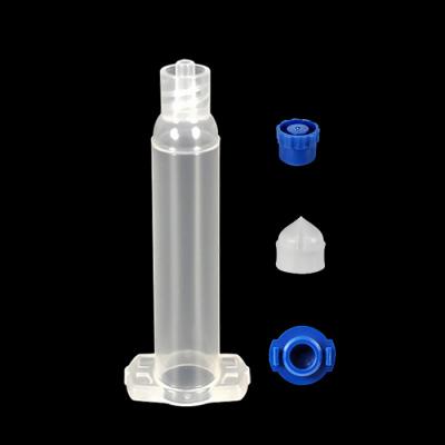 China New American Style CNC Machining Center 5cc Clear Plastic Dispensing Barrel Musashi Dispenser Cylinder Glue Automatic Liquid Transparent Tube Syringe for sale