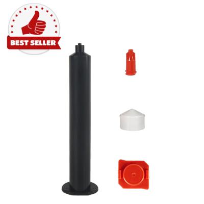 China CNC Machining Center 55cc American Style Adhesive Old Adhesive Cylinder Adapter Transparent Liquid Oral Glue Cylinder Syringe Plastic Dispensing Barrel for sale