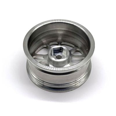 China High Precision New Product Customized CNC Parts Stainless Steel Spare Parts Toy Model Car Wheels for sale