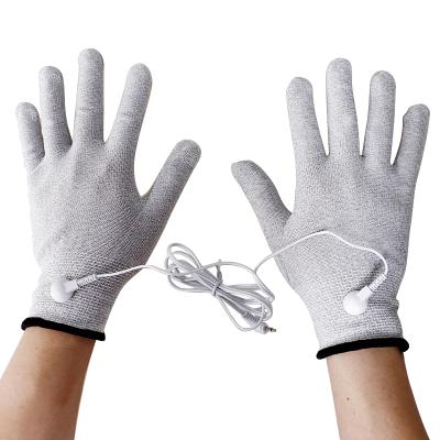 China Hand Gaiters EMS Physiotherapy Massage Set TEN Hand Held Unit Sock Conductive Glove For Pain Relief for sale