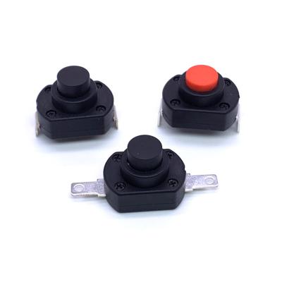 China Power Plastic Plastic Button Switch Red Button Switch With Light Push Button Switch 12V24V220V for sale