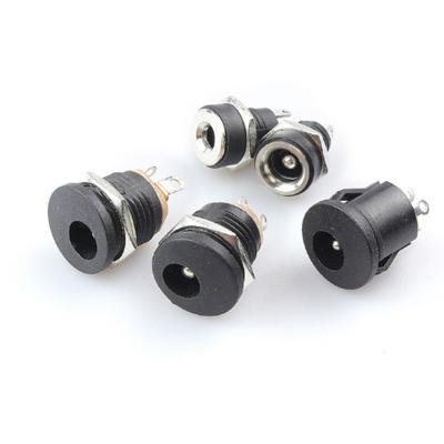 China Electronics 2 pin dcj0202 dc power waterproof socket accepting female jacks 30V 3A for sale