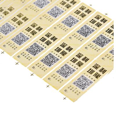 China Laser QR Code Barcode Security 3D Hologram Anti-Counterfeit Custom Sticker Warranty Seal Scratch Off FragileEgg Shell Sticker for sale