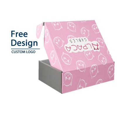 China Recycled Materials Logo Printed Skincare Beauty Perfume Cream Packaging Paper Box Custom Shipping Carton for sale