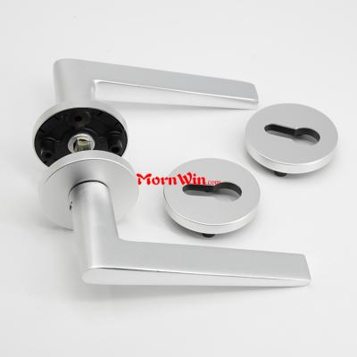 China Wholesale Door Host Passage Door Handle Interior Aluminum Interior Door Lever Handle For Wooden Doors for sale