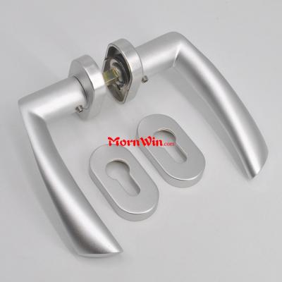 China Door Aluminum Door Handle On Oval Or Round Rose for sale