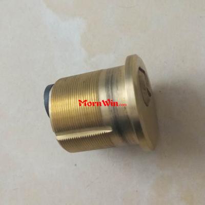 China Key American Round Cylinder Lock Computer or Normal Door Key, Profile Cylinder Lock Body Width 29mm Diameter Brass Cylinder for sale