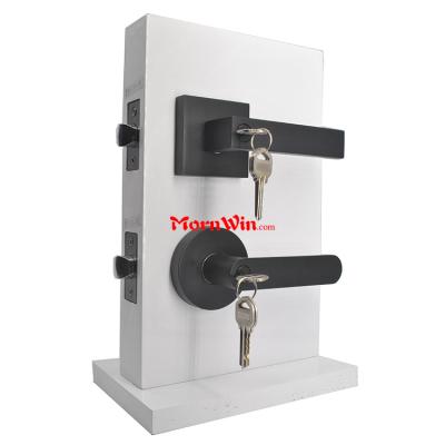 China Hot Sale American Style Heavy Duty Tubular Door Leverset Locks Handle Door Locks for sale