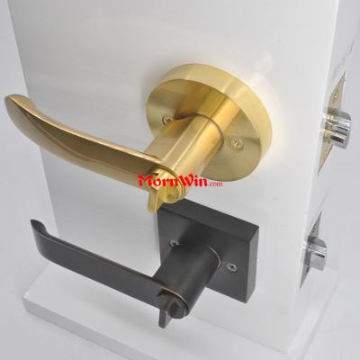 China Solid Door Security Door Lock Tamper Tubular Lever Lock Handle for sale