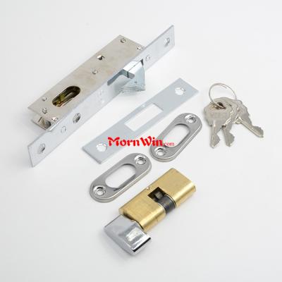 China Door KFC Door Lock Cylinder Mortise Door Lock Aluminum Body Hidden Door Lock for sale