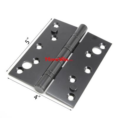 China Stainless Steel Door Hinges Modern Black Single Hook Anti Burglar Door Hinges Anti Burglar Hinges for sale