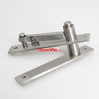 China Door 360 Degree Swivel Stainless Steel Hinge Concealed Spindle Center Hinges for sale