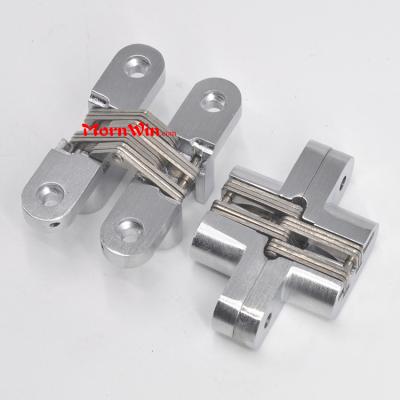 China Modern Zinc Alloy Cross Concealed Hinge for sale