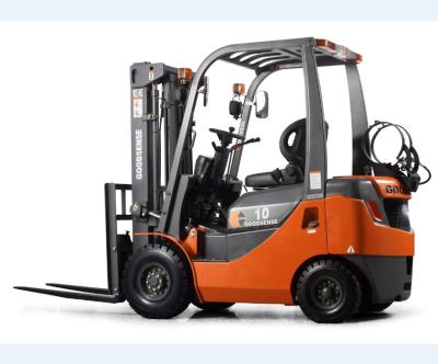 China 1.0t LPG and Gasoline Forklift with 1000KG Nissan Engine for sale