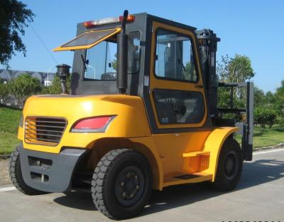 China Yellow 5.0T factory with ISUZU Engine with CABIN diesel forklift for sale