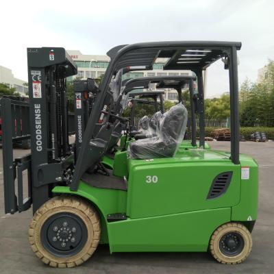 China Factory China Green 3.0T With Import Italy ZAPI Controller Material Handling Battery Electric Forklift for sale