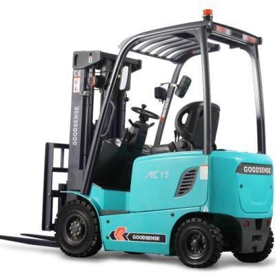 China Factory FB15-C1/C2 1.5t Battery Good Price With Certification Green Electric Forklift for sale