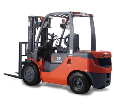 China 3.5T diesel forklift with ISUZU Engine 3500KG for sale