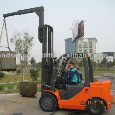 China Factory 3t With Crane Jib Equip Isuzu Engine Diesel Forklift for sale