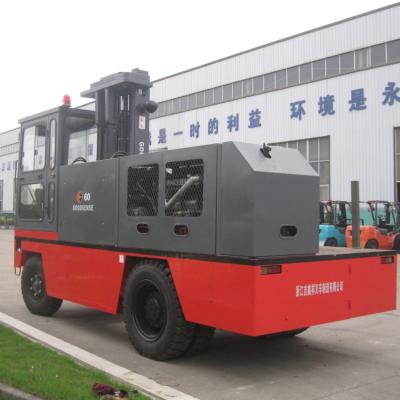 China Different Engine China 6.0 Ton Diesel Side Loader Forklift From Factory for sale