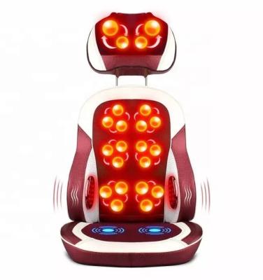 China Body leg heat neck car seat parts shoulder machine 3d shape sale full body electric fabric shiatsu massage chair recliner for sale