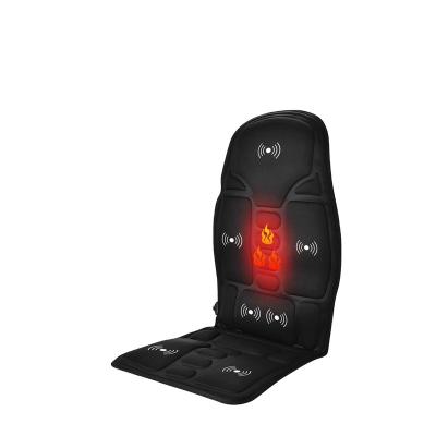 China 2022 Body Back Pain Relieve Portable Multi-Function Heating Chair Vibration Warmer Seat Car Massager Kneading Pad for sale