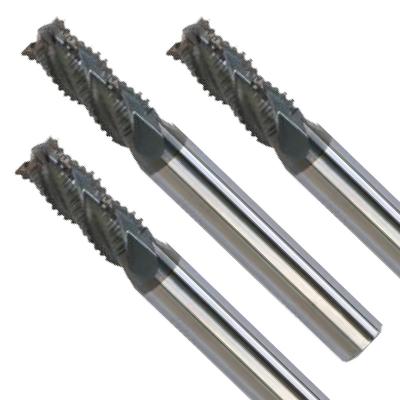 China Metal Drilling Factory High Quality Carbide Wave Four-Blade Edge Cutter (Fine/CoarseTeeth) for Metal Drilling for sale