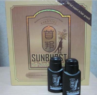 China Real result sunburst hair growth 6 in1 shou bang Additional Hair Dense hair liquid for sale