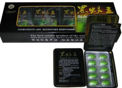 China Cápsula negra de rey Male Sexual Performance Enhancer de la hormiga en venta