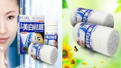 China Pearl Whitening Spots Removing Capusle  / skin lightening pills for sale