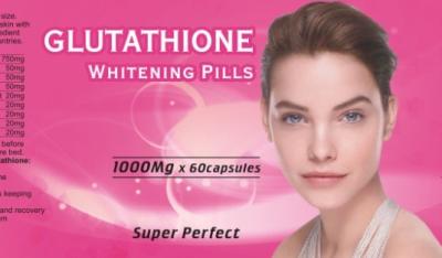 China Health Natural skin whitening / Glutathione Whitening Pills 1000 mg for sale