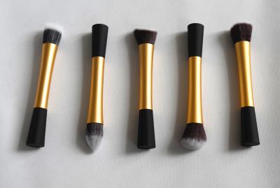 China logotipo de encargo de oro profesional del sistema de cepillo del maquillaje 5pcs para las muchachas en venta