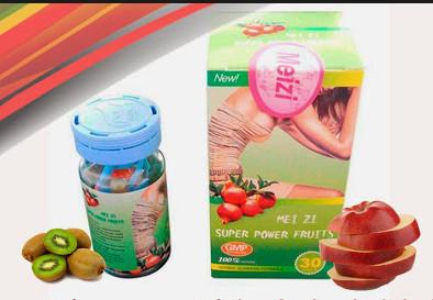 China 100% Natural Slimming Capsule MEIZI Super Power Fruits Herbal Formula 100 for sale