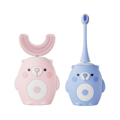 China OEM Teeth DYCROL Cartoon U Shape Clean Brush Head Ultrasonic Electric Kids Toothbrush For Children for sale