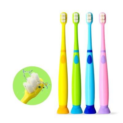 China BANNER Kids 360 Bristle Ultra Soft Soft Toothbrush With Holder For Kids Toothbrush for sale