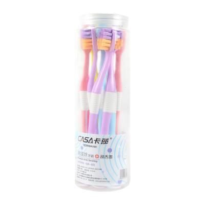 China For HOME Use Hot Sale Cheap Price Tongue Scraper Plastic With Toothbrush For Oral Care for sale