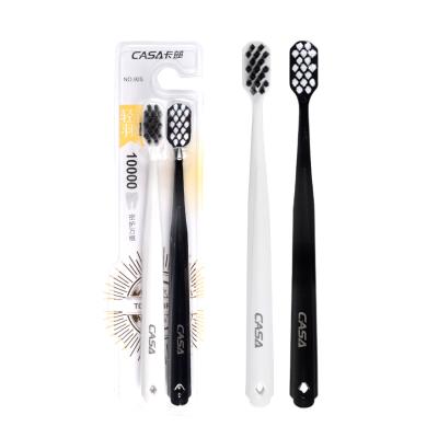 China HOME HOME Charcoal Stiffeners Toothbrush With 2pcs Blister Packing Toothbrush for sale