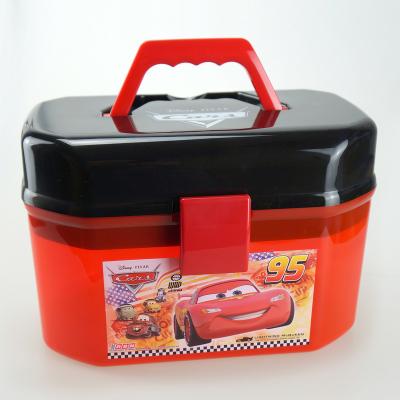 China Cartoon Casual Plastic Storage Box Clear Plastic Storage Container Toy Kids Box With Lid for sale