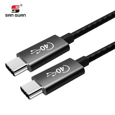 China Multi Function Data Transfer Cable CE Certified USB 4.0 C Cable 0.8M 2M Gen 3 USB4 Kabel 5A 100W USB4 Kabel 40G Data Transfer For Thunderbolt4 Cable for sale