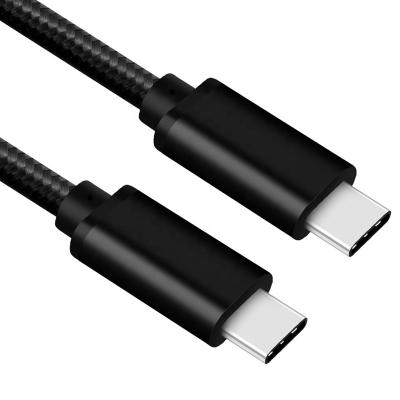 China USB3.2 Gen1 Mobile Phone Cable Metal Wrap USB3.2 Gen1 Cable 3.0 Speed ​​Nylon Type C Best PD 60W Super Fast Charging C2C Cord Factory Price for sale